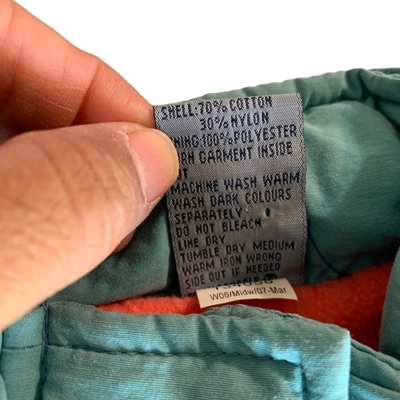 Pumpkin Patch girls size 4 turquoise puffer vest lined with pink fleece - Picture 5 of 5